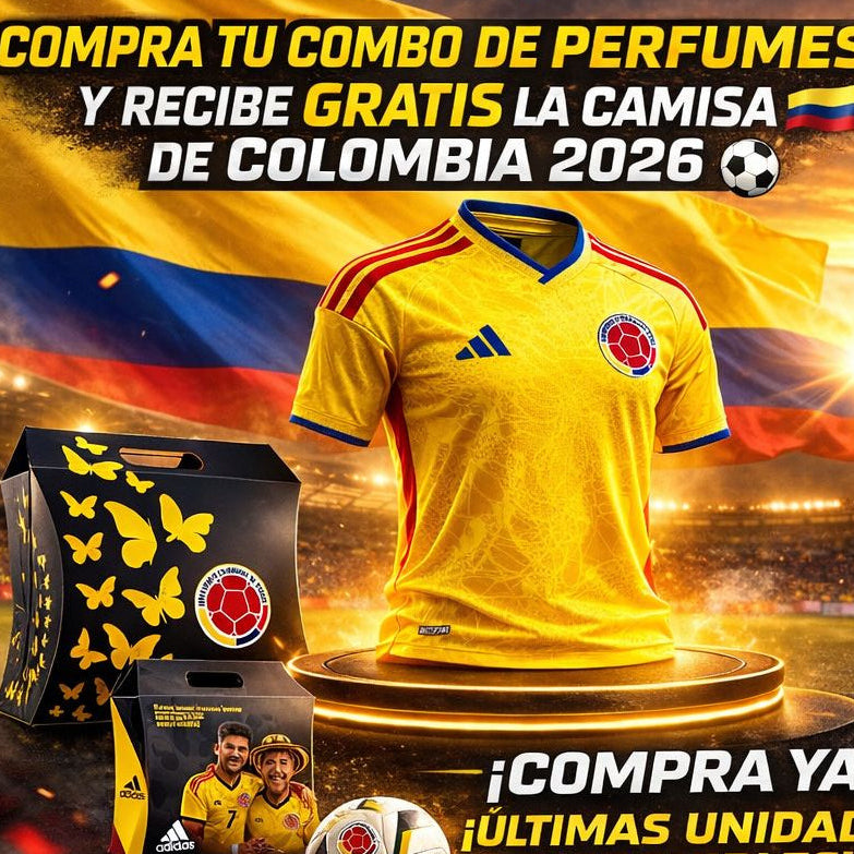 🔥 COMBO PREMIUM 3 PERFUMES + CAMISETA SELECCIÓN COLOMBIA! One Million , Sauvage y Mandarin Sky.