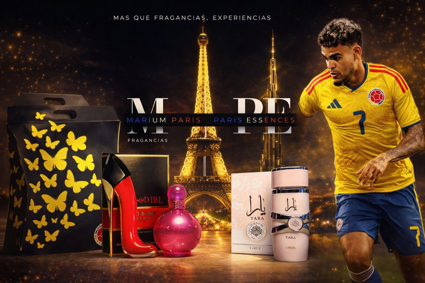 🔥 COMBO PREMIUM 3 PERFUMES + CAMISETA SELECCIÓN COLOMBIA! Yara de Lattafa , Good Girl , Paris Hilton.